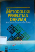 Metodologi Penelitian Dakwah