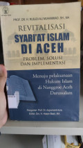Revitalisasi Syari'at Islam di Aceh