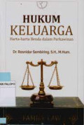 Hukum Keluarga : Harta-harta Benda dalam Perkawinan